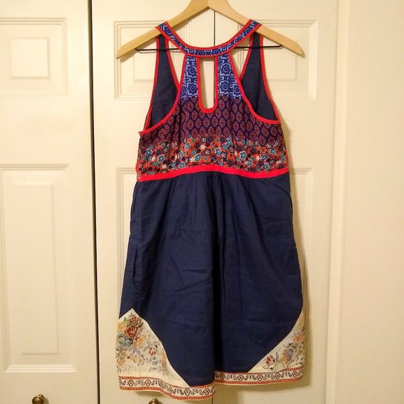 NWT Modcloth Blue Halter Dress - Picture 2 of 6